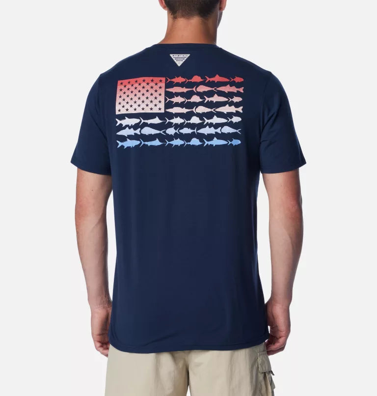 Columbia pfg flag shirt shop