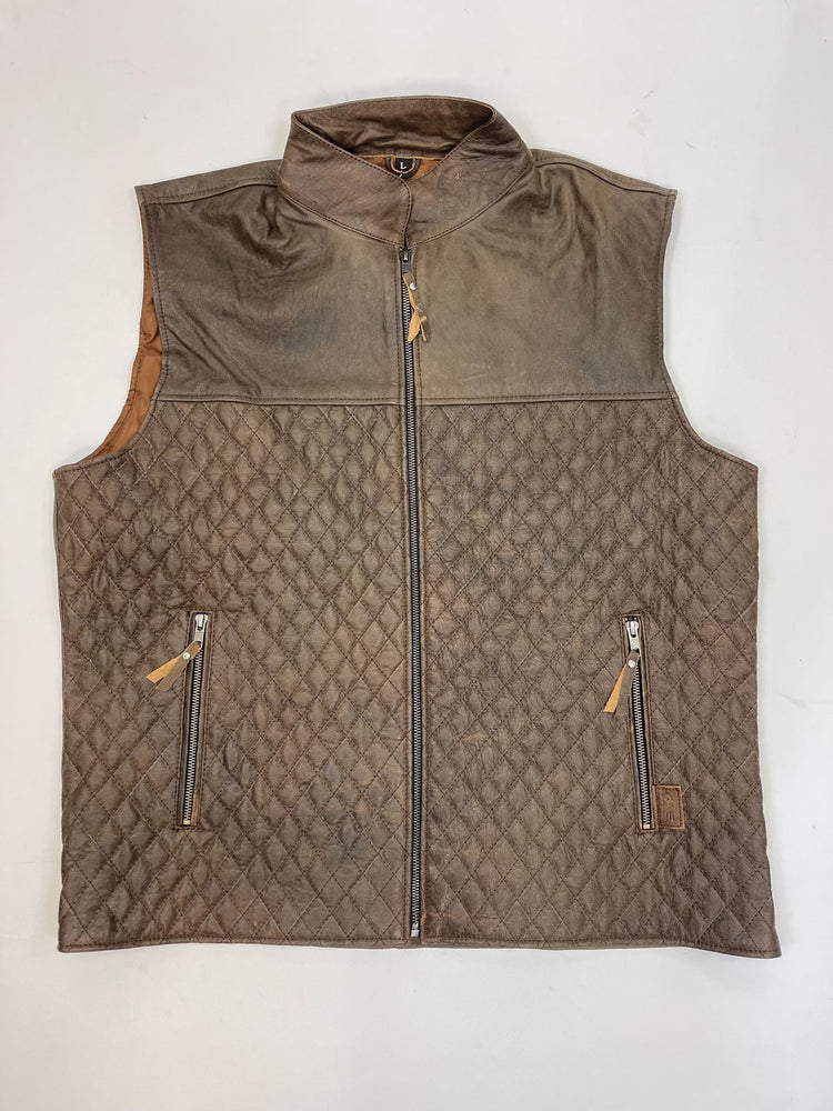 Southern Casanova Men's Genuine Cowhide Leather Vest