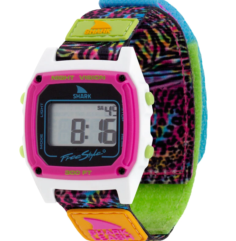 Shark Leash Watch Freestyle Watch Straps Black/Mint