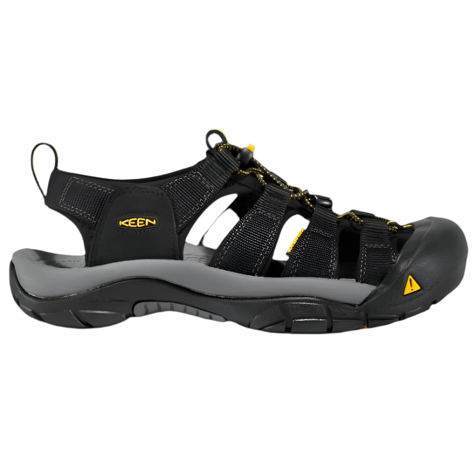 Keen Men’s  Black Sandal with Yellow Accents Keen Ms Newport H2 main image 2
