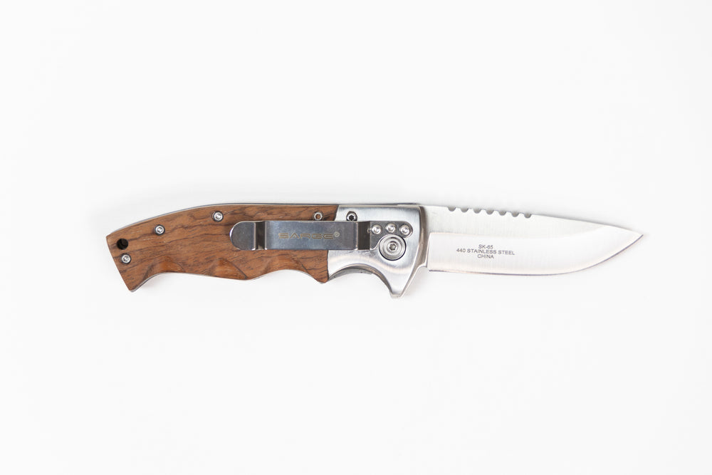Sarge Knives Flash Wooden Swift Assist Folder