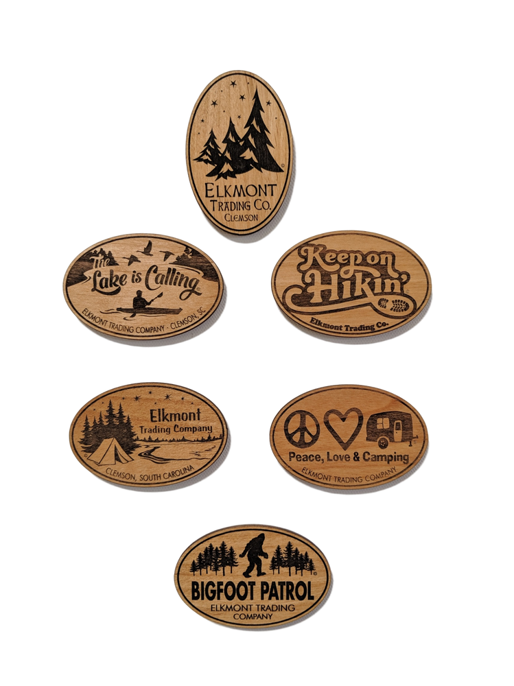 Elkmont Nature Series Wood Magnets