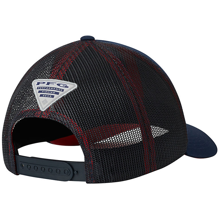 Columbia PFG Fish Flag Mesh Snap Back Hat