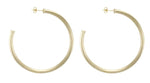 Sheila Fajl Everybody's Favorite Hoops Brushed Gold Plated