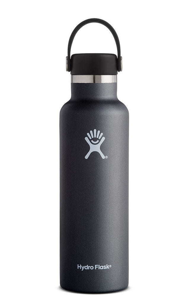 black 21 oz hydroflask - Depop