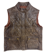 Southern Casanova Men's Genuine Cowhide Leather Vest