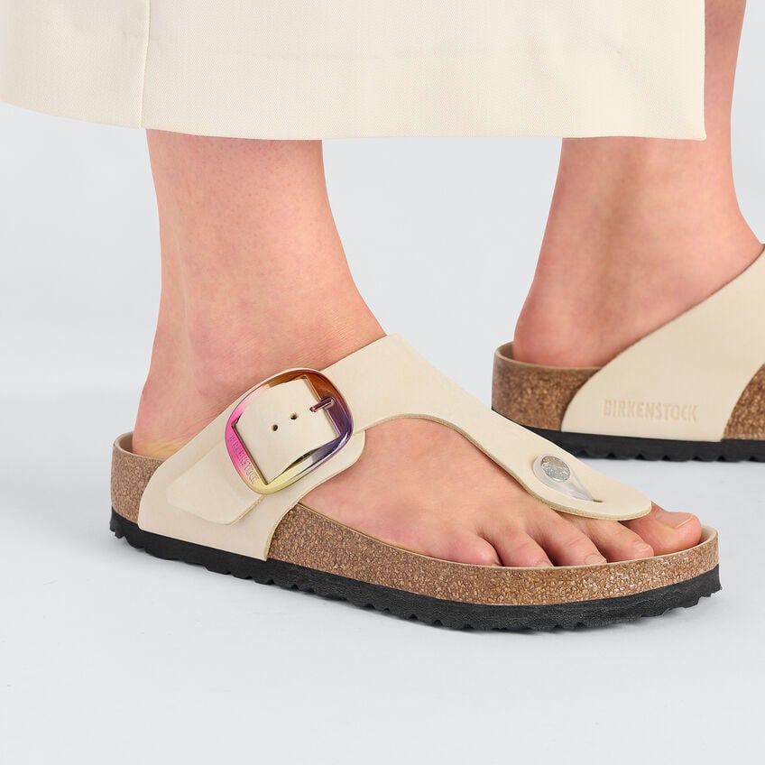 Birkenstock Gizeh Big Buckle Nubuck Leather