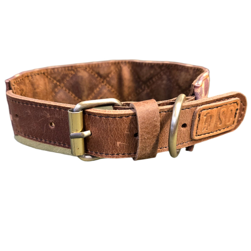 Southern Casanova Waxed Cotton Dog Collar