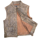 Southern Casanova Men's Genuine Cowhide Leather Vest