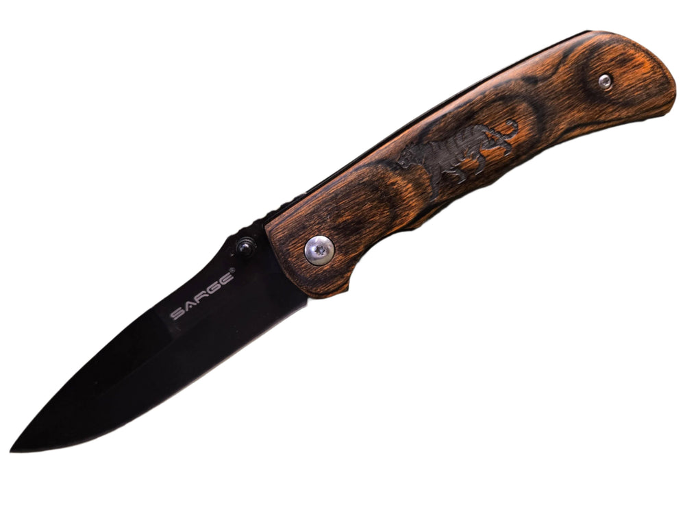 Elkmont Tiger Trigger Folder Knife