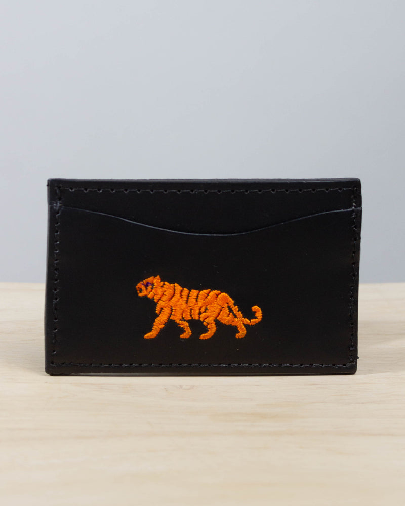 Elkmont Tiger Leather Business Card Holder