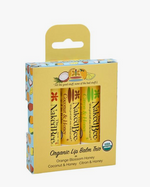 The Naked Bee 3 Pack Organic Lip Balm Gift Set