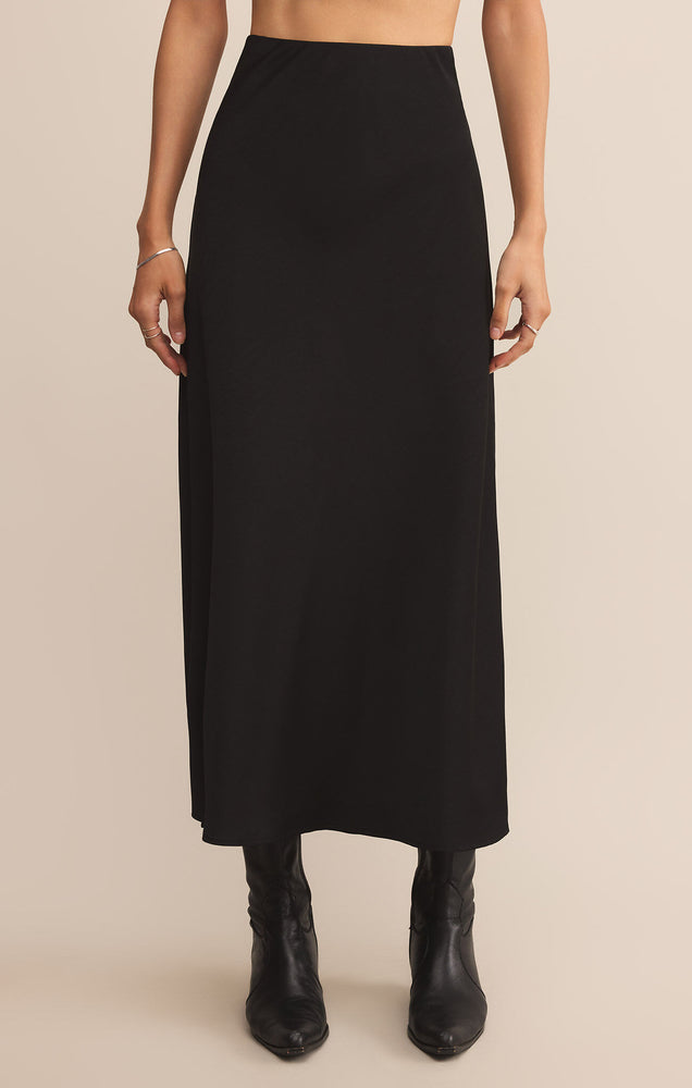 Z Supply Izabel Luxe Satin Skirt