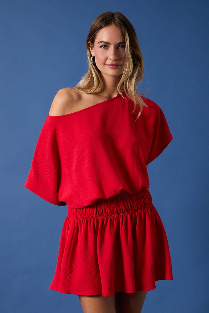 red boat neck mini dress Amazon.com: CIDER Cocktail Dress Velvet Boat Neck Mini Bubble Hem Party  Dress Elegant Short A Line Middle Waist Red : Clothing, Shoes & Jewelry