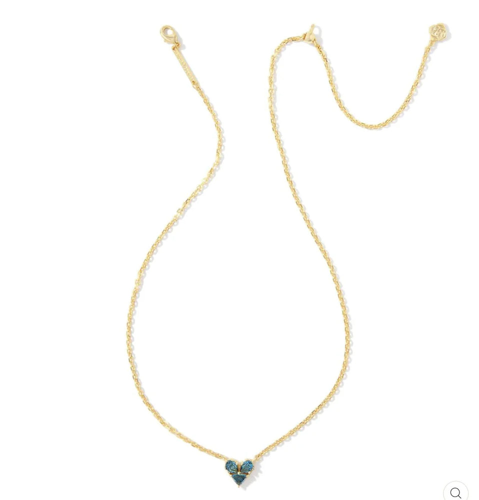 Kendra Scott Katy Heart Short Pendant Necklace