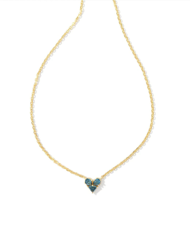 Kendra Scott Katy Heart Short Pendant Necklace