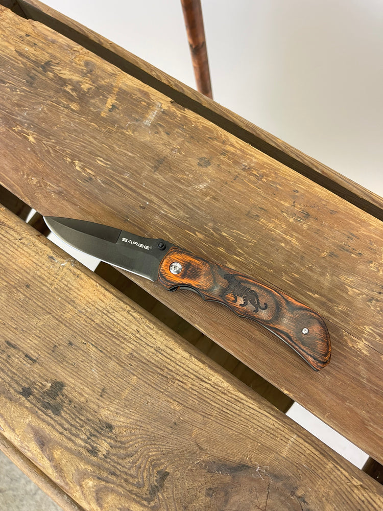Elkmont Tiger Trigger Folder Knife