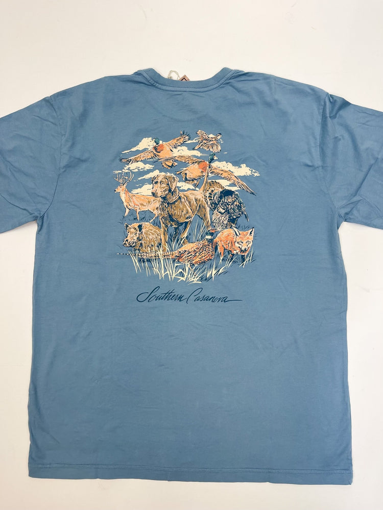 Southern Casanova Men's Hunting Collage Long Sleeve T-Shirt