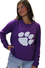 Women's Clemson Paw Sweater