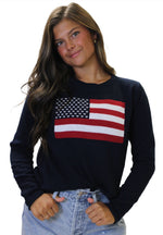 Women's American Flag Sweater