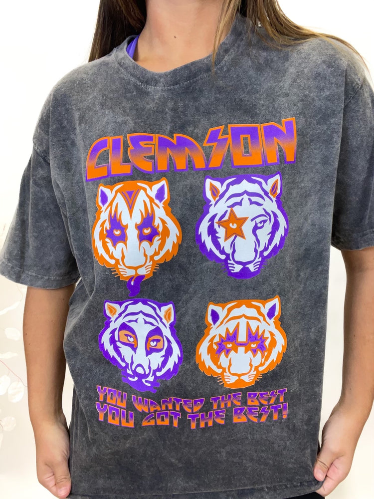 Elkmont Kiss Tigers Washed Out Tee