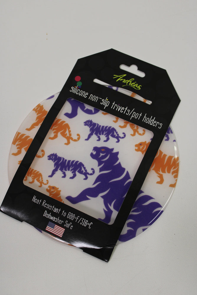 Elkmont Tiger Silicone Non-Slip Trivet/ Pot Holders