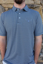 Elkmont Men's Artic Striped Polo