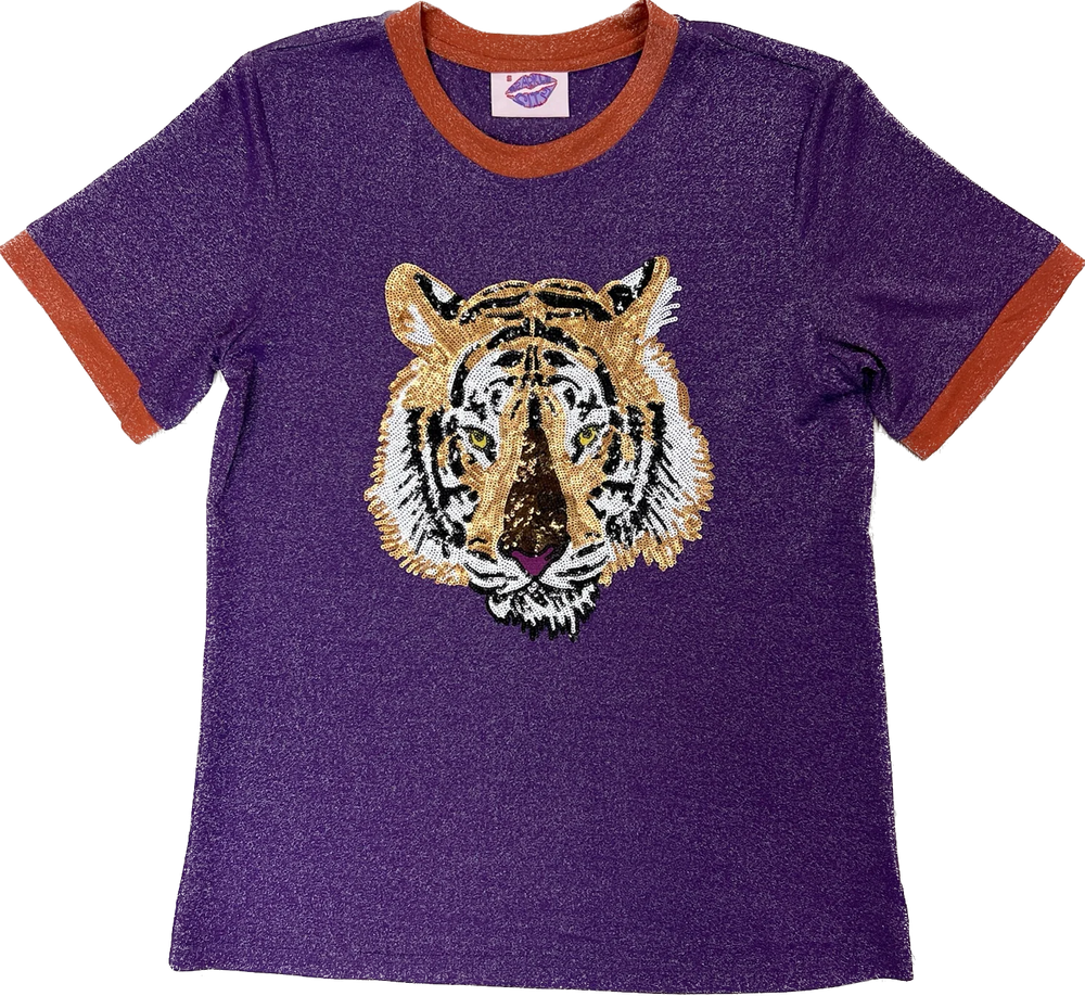 Sparkle City Glitter Tiger Tee