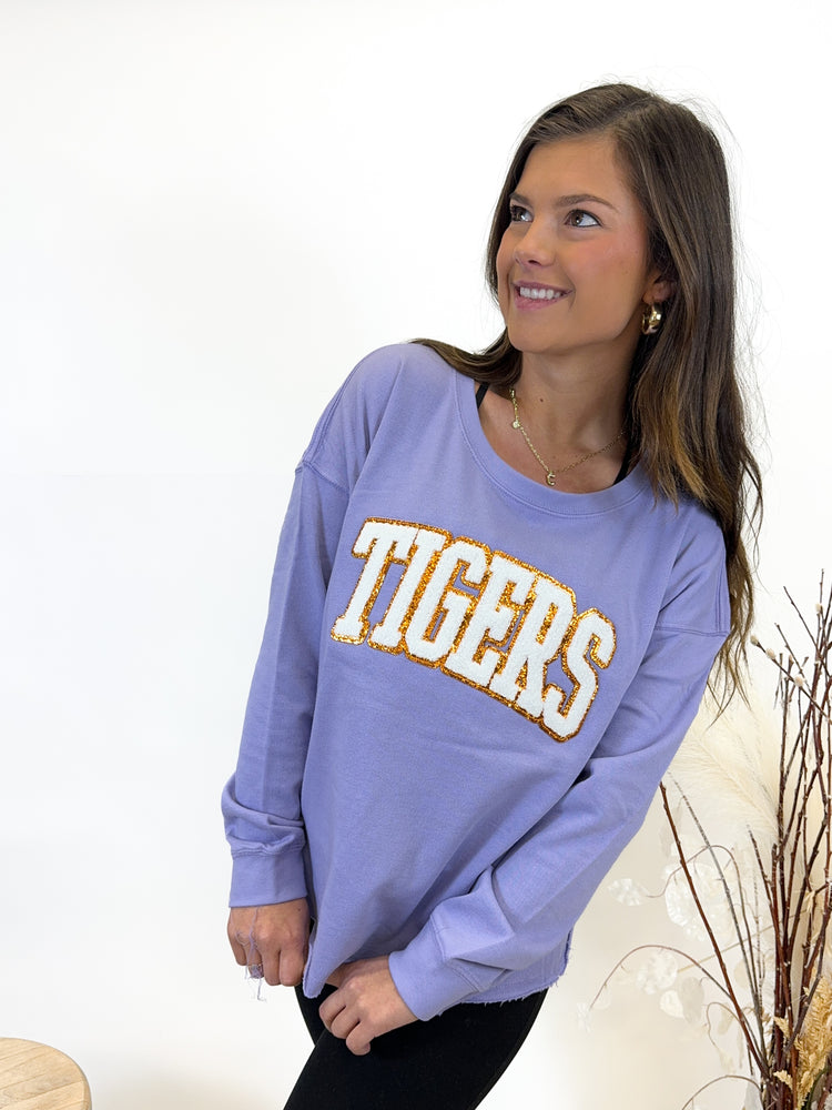 Tigers Game Day Chenille Sweatshirt