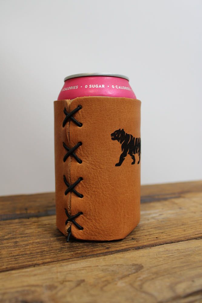 Elkmont Tiger Leather Can Cooler