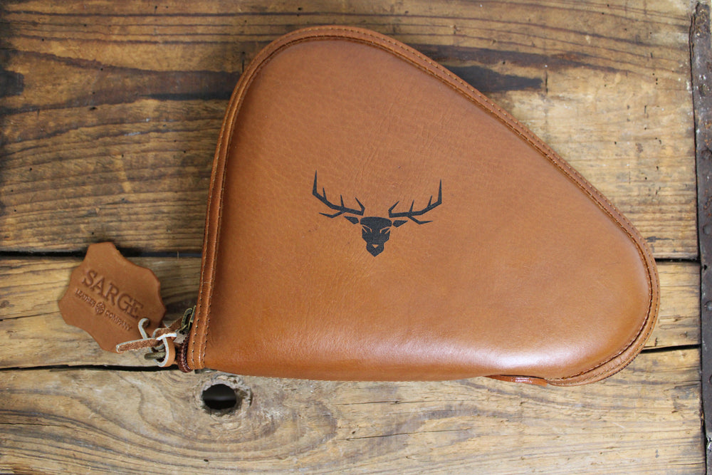 Elkmont Antlers Leather Pistol Case
