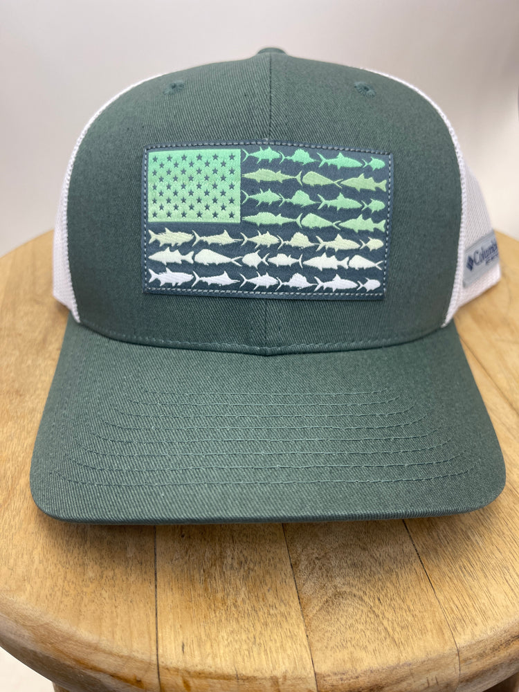 Columbia PFG Mesh Snap Back Fish Flag Ball Cap – Elkmont Trading