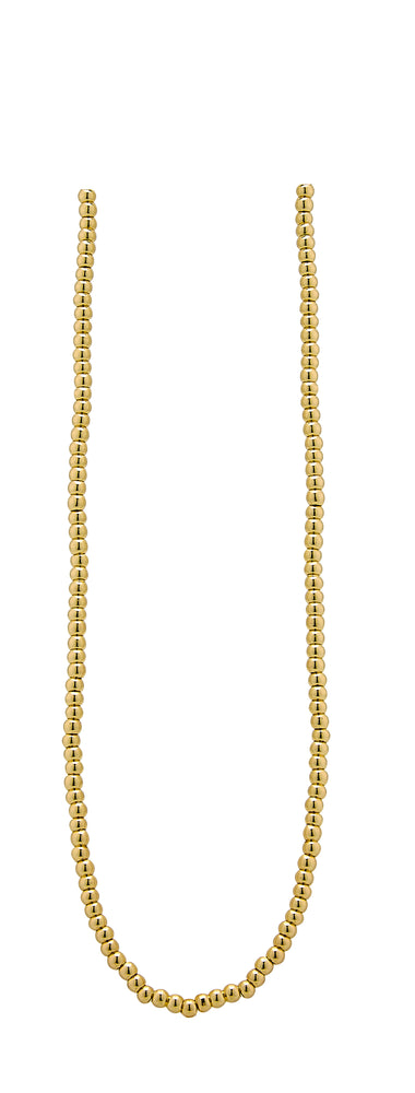 Alex Carol  3 MM Beaded Stack Splash Necklace