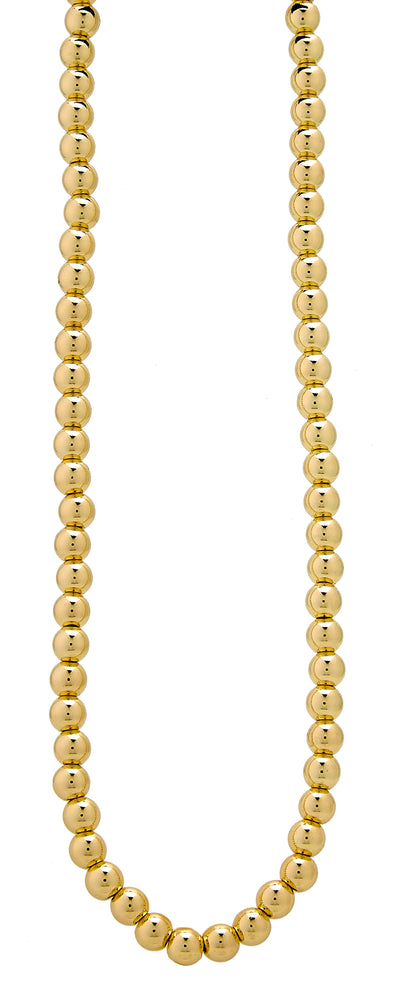 Alex Carol 6 MM Beaded Stack Splash Necklace