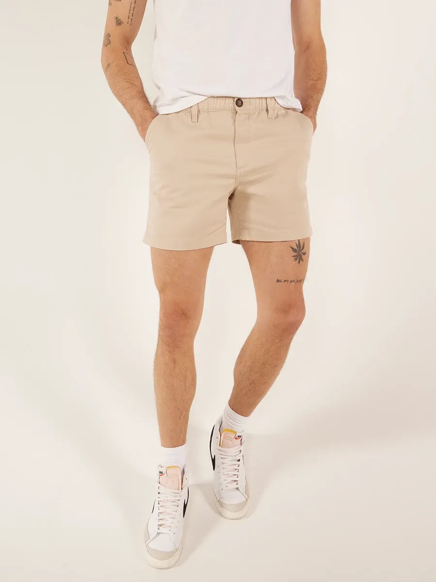 chubbies dress shorts Chubbies The Armadas Flat Front 7" Inseam Cotton/Spandex Shorts for Men in Navy Blue