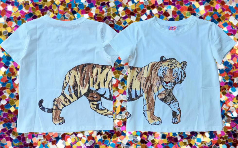 Sparkle City Wrap-Around Tiger Tee