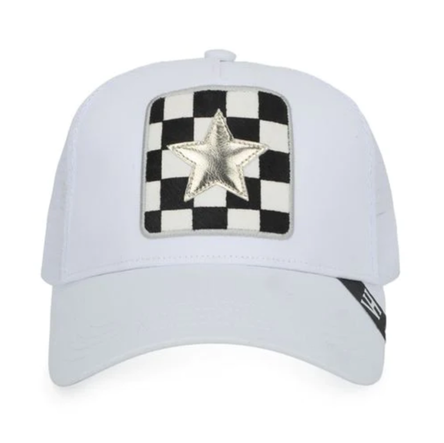 Vintage Havana Molly Checkered Patch Hat