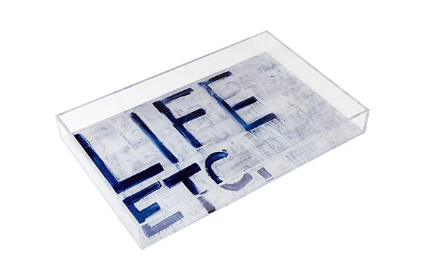 Piece of Me Lucite Tray