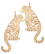 Charlise Full Tiger Earrings