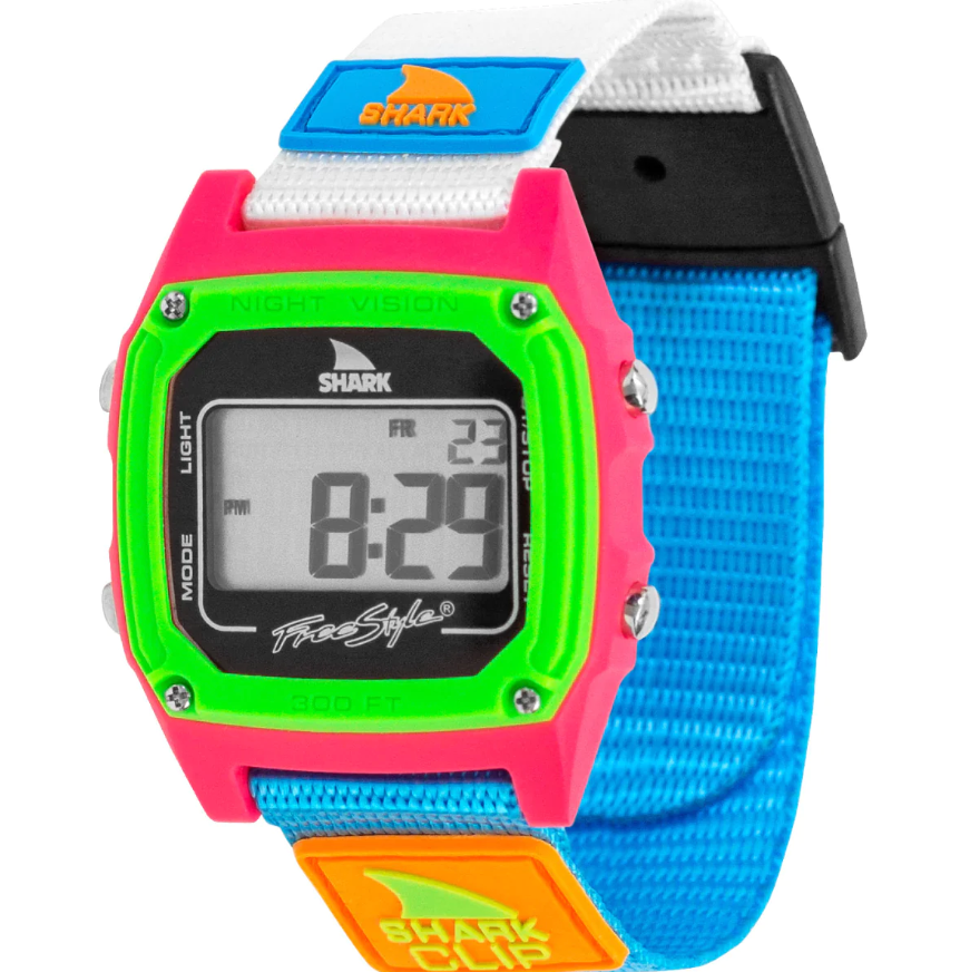 Freestyle Shark Classic Clip Black Neon Watch