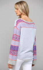 Sylvie Embroidered Sleeve Sweater
