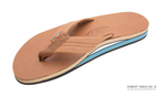 Rainbow Sandal Women's Classic Leather Double Layer Arch Support