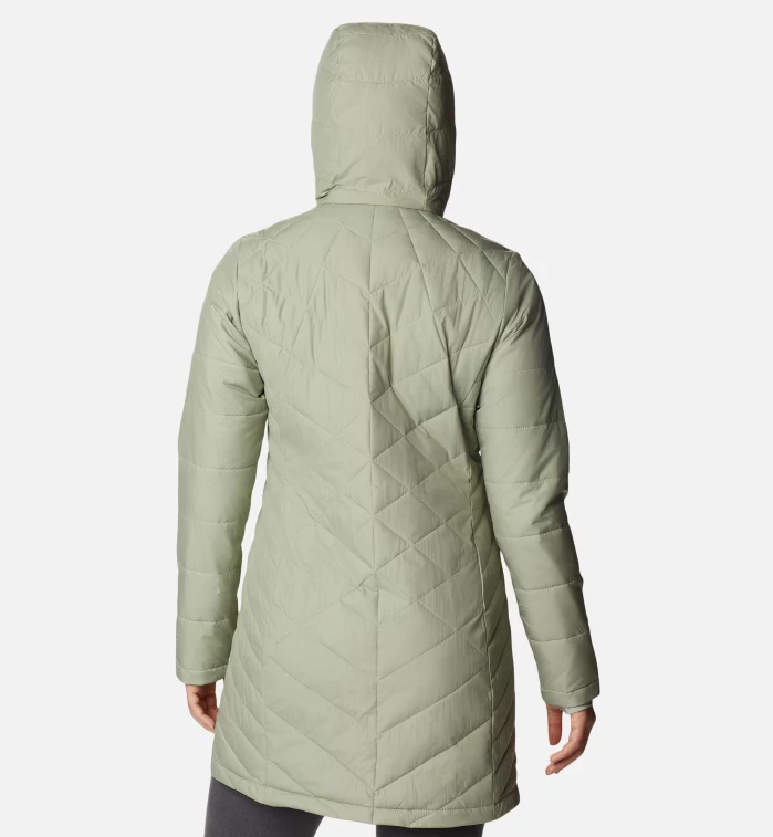 Columbia womens heavenly hooded jacket long sales