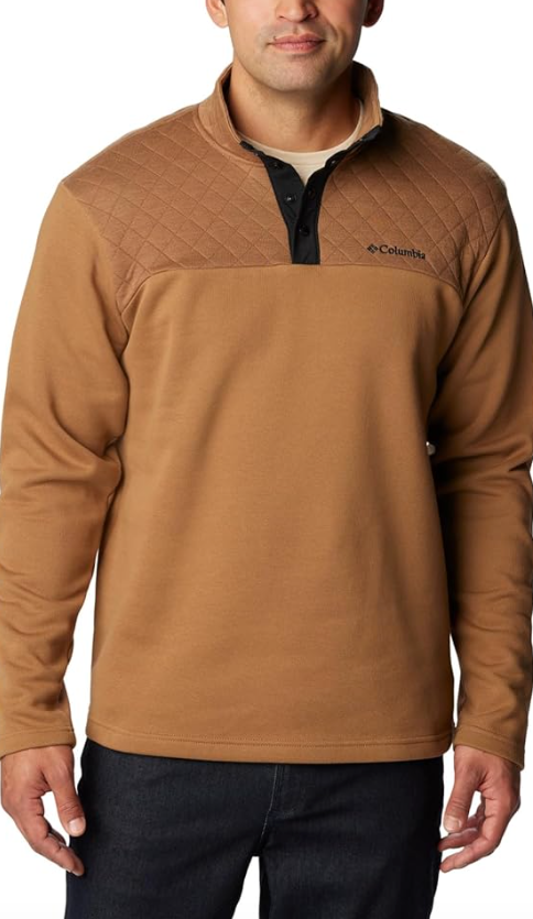 Columbia Men's Hart Mountain Quilted Half Snap Pullover