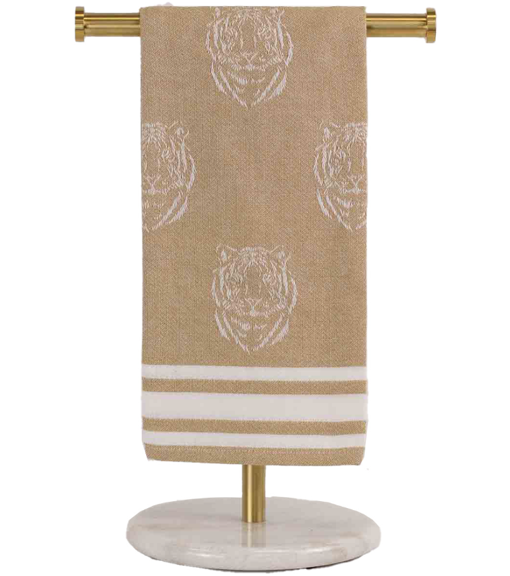 Jacquard Tiger Hand Towel