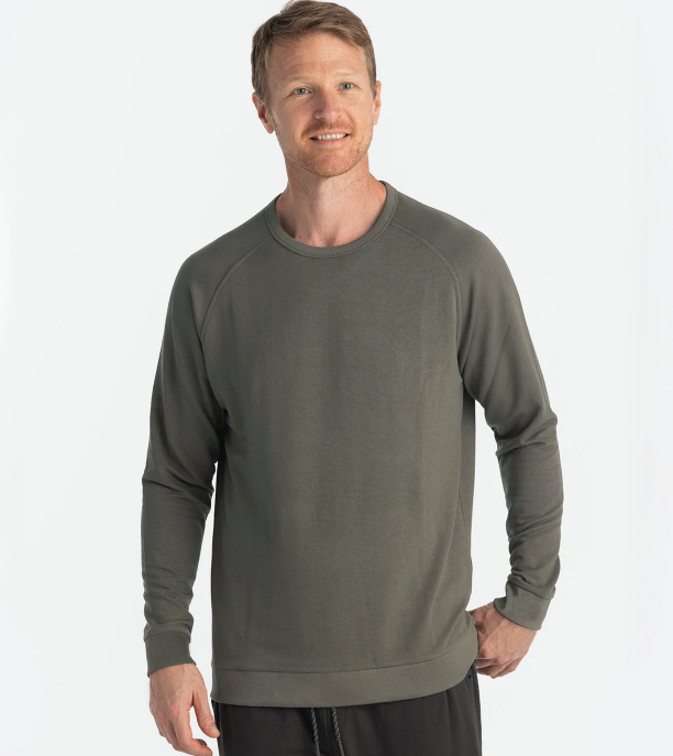 Free Fly Men's Bamboo Lightweight Fleece Crew