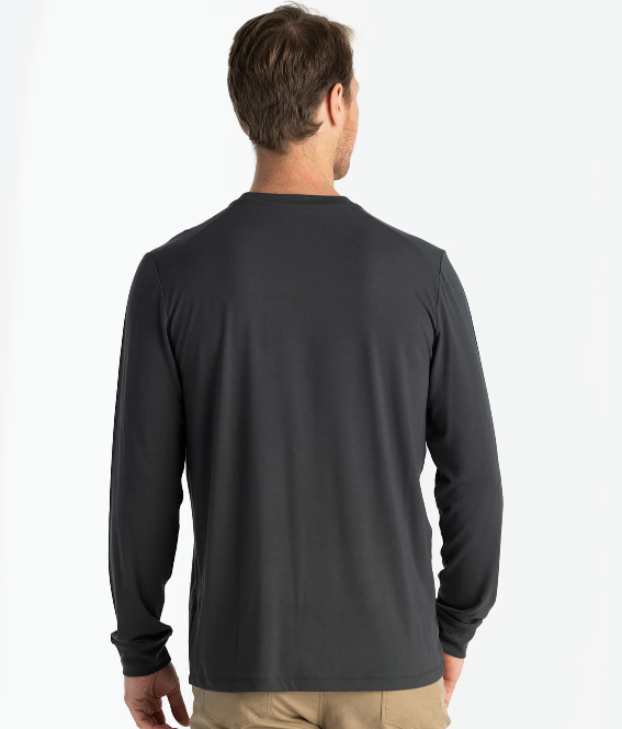 Free Fly Men's Bamboo Flex Long Sleeve Pocket Tee