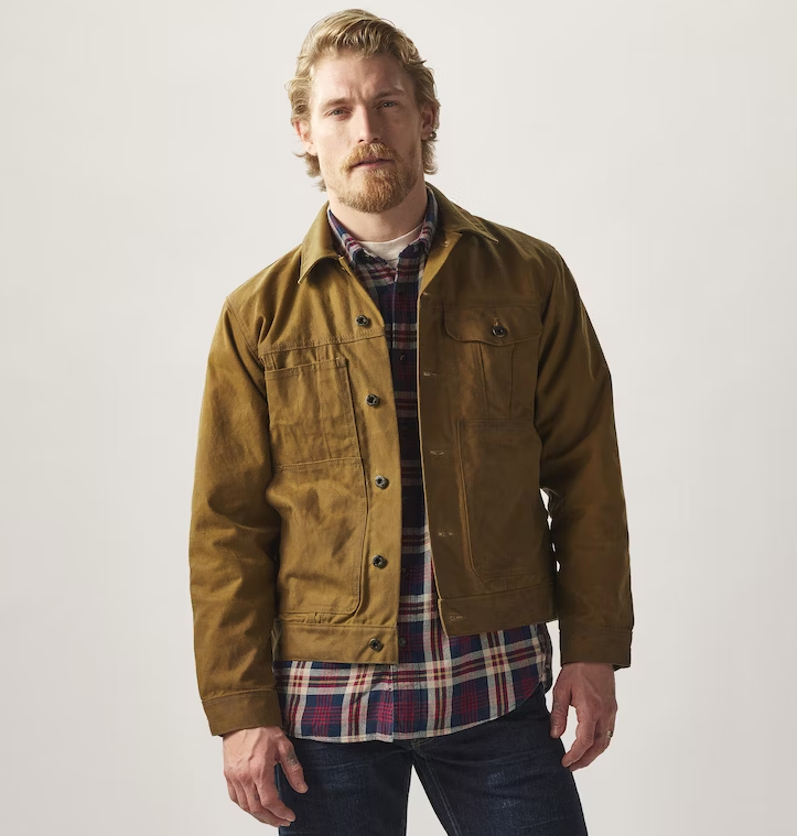 Filson Tin Cloth Short Lined Cruiser Jacket