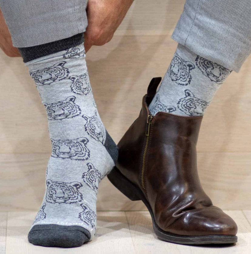 Men's Tiger Face Socks