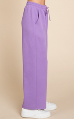 Lilah Textured Loose Leg Pants